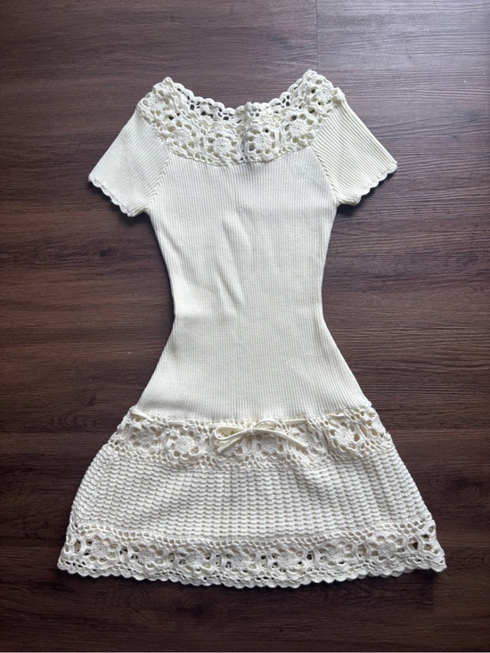 Frankie's Bikinis Dresses & Skirts - Frankie’s Bikinis Libra Crochet Dress